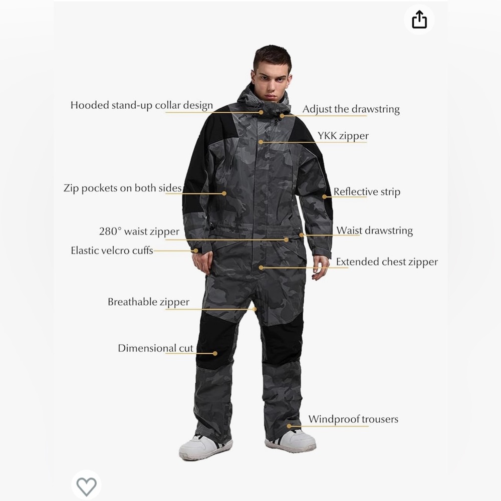 One piece Snowsuit